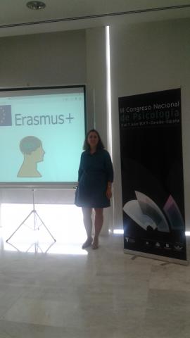 Marina Calleja presenting EC+